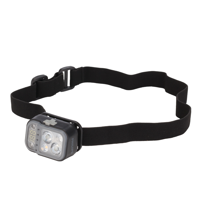 Philips Αδιάβροχος φακός κεφαλής SFL2001RH/GRS επαναφορτιζόμενος IPX4 με 150Lumens, 5 λειτουργίες ρύθμισης φωτός και αισθητήρα κίνησης