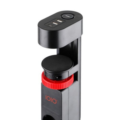 Olympia Πολύπριζο SL 3000 (41211) 3 θέσεων με σφιγκτήρα και διακόπτη μαύρο