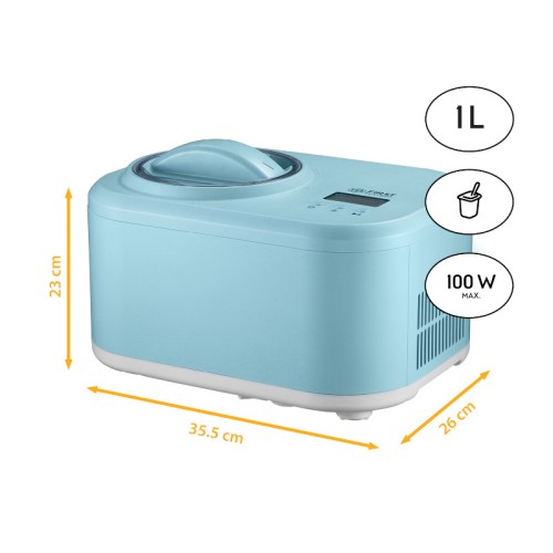 First Austria Παρασκευαστής γιαουρτιού-παγωτού FA-5105-MI Μπλε με οθόνη 1L-100W