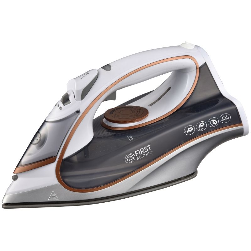First Austria Σίδερο ατμού FA-5627-3-WI Άσπρο με κεραμική πλάκα 450 ml, 3200 W