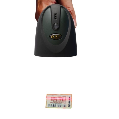 NSP  Barcode scanner USB BS01 Μαύρο (8269004) ενσύρματο χειρός