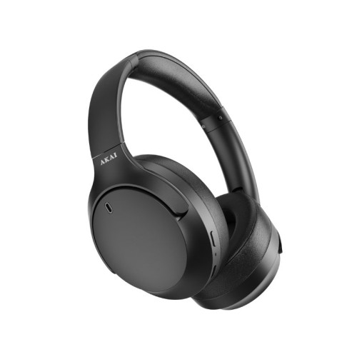 Akai Ακουστικά BTH-P200ANC Ασύρματα over ear αναδιπλούμενα με Bluetooth, Handsfree, Aux-In και ANC