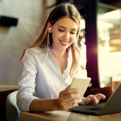 Motorola Ακουστικά In ear ψείρες Earbuds 3C-S Λευκά USB-C handsfree με καλώδιο 1.2μ.