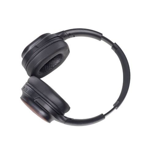 Akai Ακούστικα ασύρματα over ear  BTH-W150ANC Bluetooth αναδιπλούμενα bamboo με ΑNC, NTC, handsfree και Hifi Stereo Sound