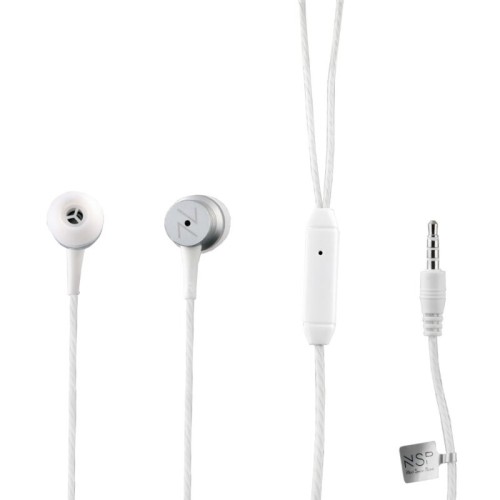 NSP  Ακουστικά HN25 White In ear  ψείρες Hands Free