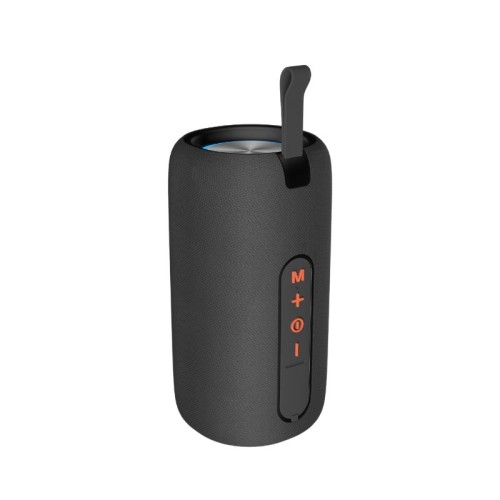 Osio OBT-8000BL Μαύρο αδιάβροχο φορητό ηχείο LED με IPX4, Bluetooth, USB, κάρτα TF, FM και TWS-16W