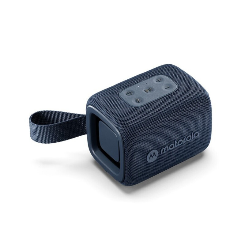 Motorola Φορητό αδιάβροχο ηχείο Βluetooth Rokr 300 Μπλε με USB Type-C, IP67, Τrue Wireless Link και Qi ασύρματη φόρτιση - 7W