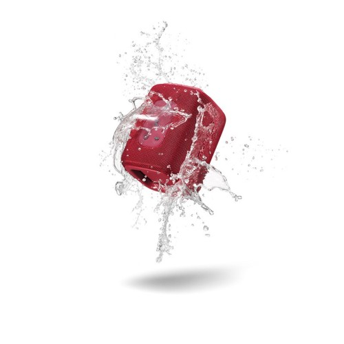 Motorola Φορητό αδιάβροχο ηχείο Βluetooth Rokr 300 Κόκκινο με USB Type-C, IP67, Τrue Wireless Link και Qi ασύρματη φόρτιση - 7W