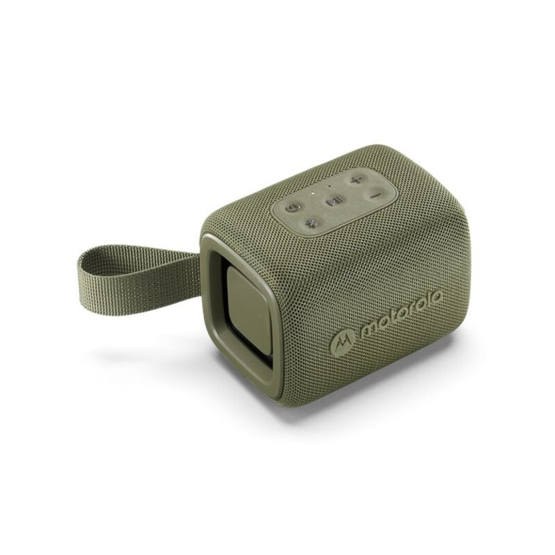 Motorola Φορητό αδιάβροχο ηχείο Βluetooth Rokr 300 Πράσινο με USB Type-C, IP67, Τrue Wireless Link και Qi ασύρματη φόρτιση - 7W