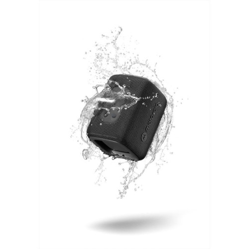Motorola Φορητό αδιάβροχο ηχείο Rokr 300 Μαύρο Βluetooth με USB Type-C, IP67, Τrue Wireless Link και Qi ασύρματη φόρτιση - 7W