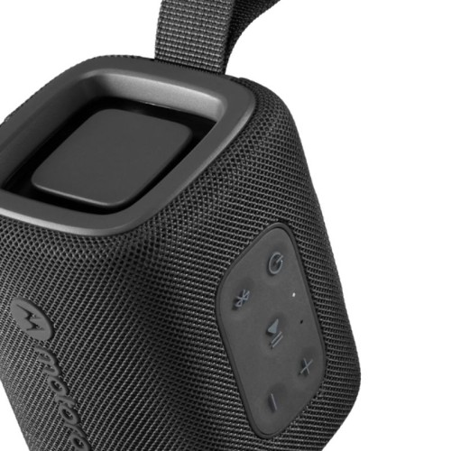 Motorola Φορητό αδιάβροχο ηχείο Rokr 300 Μαύρο Βluetooth με USB Type-C, IP67, Τrue Wireless Link και Qi ασύρματη φόρτιση - 7W