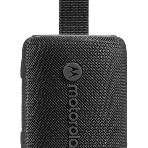 Motorola Φορητό αδιάβροχο ηχείο Rokr 300 Μαύρο Βluetooth με USB Type-C, IP67, Τrue Wireless Link και Qi ασύρματη φόρτιση - 7W