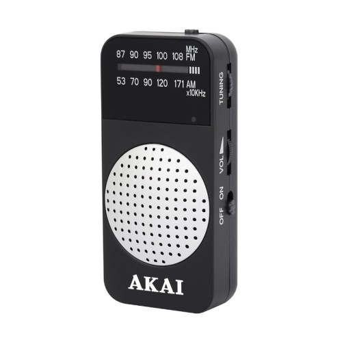 Akai Akai APR-250 Αναλογικό φορητό ραδιόφωνο τσέπης FM/AM με ενσύρματα ακουστικά