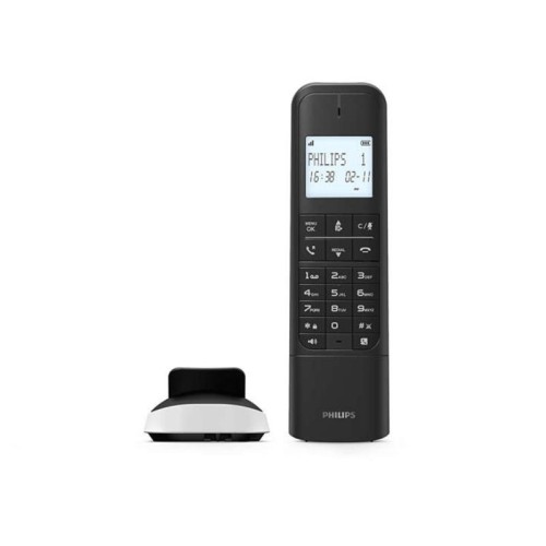 Philips Philips M4701W/GRS Λευκό Ασύρματο τηλέφωνο με φωτιζόμενη οθόνη