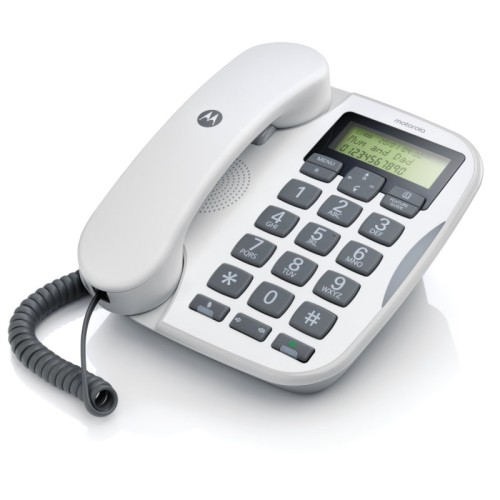 Motorola Ενσύρματο τηλέφωνο CT510 GR με μεγάλα πλήκτρα, ανοιχτή ακρόαση και LED
