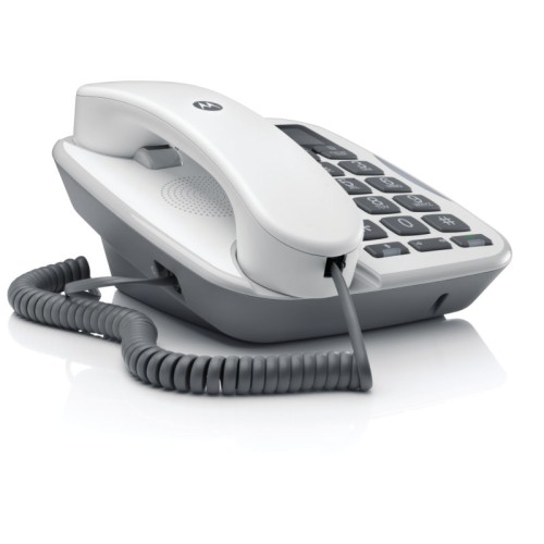 Motorola Ενσύρματο τηλέφωνο CT510 GR με μεγάλα πλήκτρα, ανοιχτή ακρόαση και LED