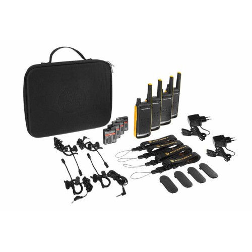 Motorola Walkie Talkie TALKABOUT T82 EXTREME QUAD PACK Τετράδα αδιάβροχο με φακό 10 km