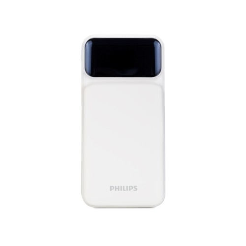 Philips Power bank DLP1922CW/GRS Λευκό με γρήγορη φόρτιση, 2x USB-C, USB-A και ενσωματωμένα καλώδια φόρτισης USB-C, USB-A και lightning