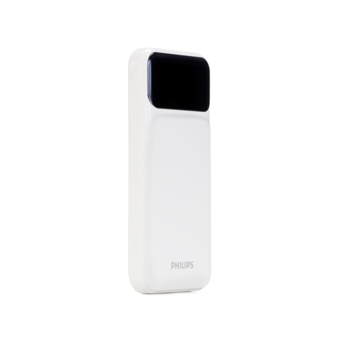 Philips Power bank DLP1922CW/GRS Λευκό με γρήγορη φόρτιση, 2x USB-C, USB-A και ενσωματωμένα καλώδια φόρτισης USB-C, USB-A και lightning