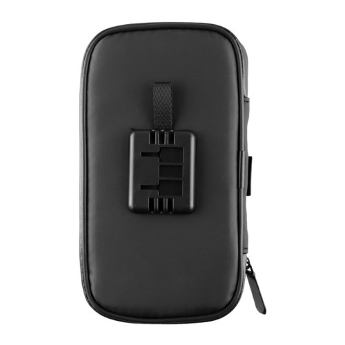 NSP  Βάση στήριξης κινητών N26 (8367373) Universal μηχανής/ποδηλάτου 360° με αδιάβροχη προστατευτική θήκη, 10 x 2.3 x 19.3cm