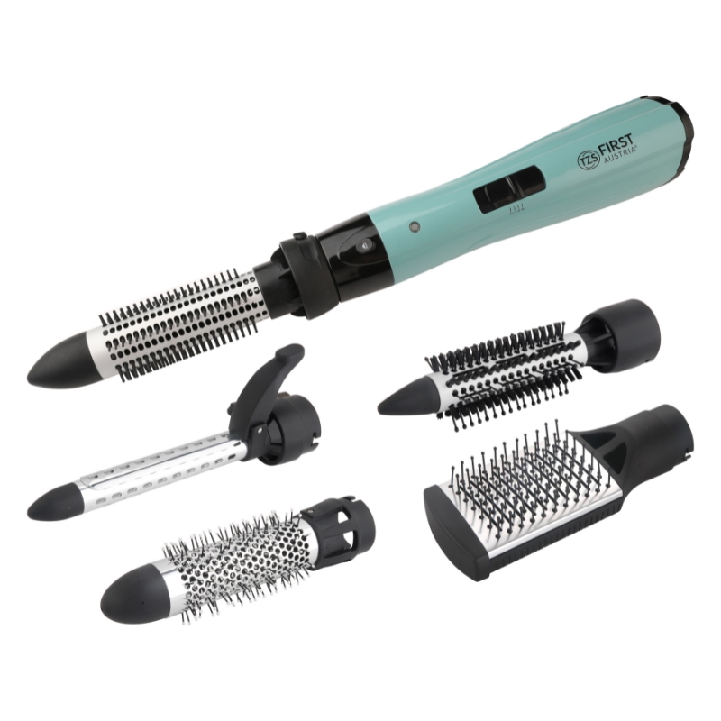 First Austria Ηλεκτρική βούρτσα μαλλιών FA-5651-9  5 σε 1 με θερμό αέρα, 2 ταχύτητες, 2 επίπεδα θερμοκρασίας, ιονιστή και θήκη αποθήκευσης 1200W