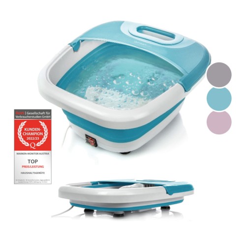 First Austria Υδρομασάζ ποδιών αναδιπλούμενο FA-8116-2-BL Μπλε με θέρμανση νερού, φυσαλίδες και υπέρυθρες - 450W