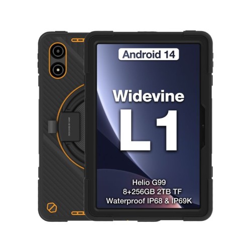 AGM Tablet PAD P2 Active σκούρο γκρι Smart αδιάβροχο IP68 & IP69K (8GB/256GB), 8πύρηνο, Android 14, 4G με Bluetooth, USB, SD, FM, Dual SIM, Camera, GPS, οθόνη 11