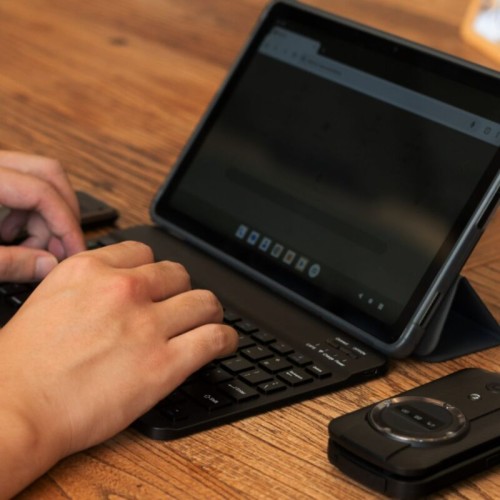 AGM Τablet PAD P1 Lite Γκρι αδιάβροχο IP68/IP69K (4GB/128GB) 8πύρηνο, Android 13 με Bluetooth, USB, SD, 2 Nano SIM, Camera, οθόνη 10.36