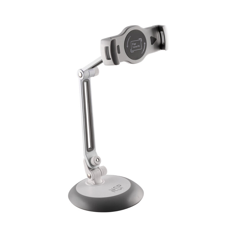 NSP  Βάση στήριξης γραφείου UNIVERSAL κινητών/ IPAD/Tablet κράμα αλουμινίου λευκό 4.0