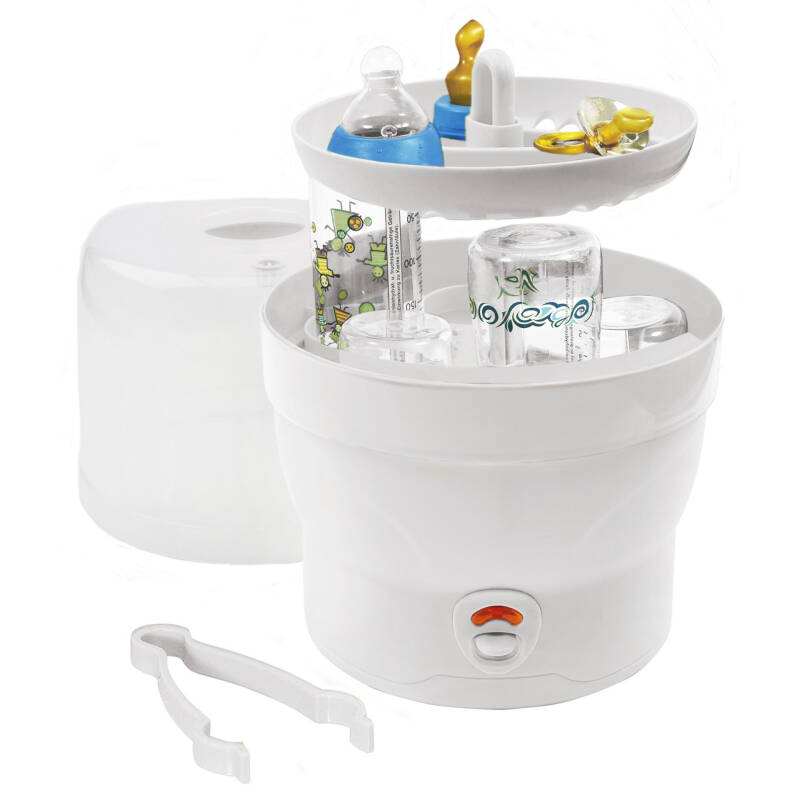 Olympia Αποστειρωτής ατμού BS 29 Λευκός(40137) για 6 μπιμπερό 500 W