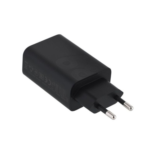 Motorola Ταχυφορτιστής SJMC682 Μαύρος Type-C με GanFast τεχνολογία φόρτισης και καλώδιο 1μ. Type-C σε Type-C-68W