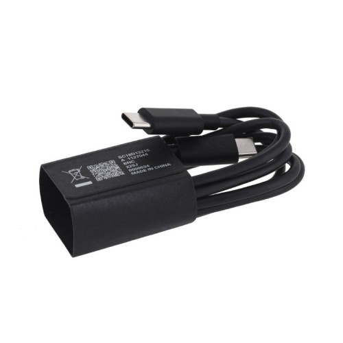 Motorola Ταχυφορτιστής SJMC1252 Μαύρος Type-C με GanFast τεχνολογία φόρτισης και καλώδιο 1μ. Type-C σε Type-C-125W