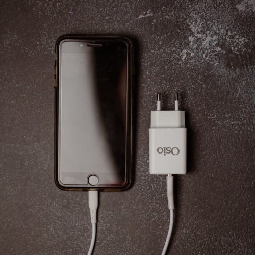 Osio Ταχυφορτιστής ρεύματος OTU-5945W Λευκός  με USB-A και TYPE-C-45W