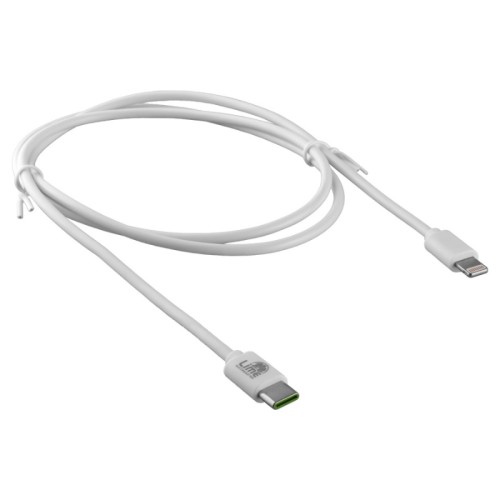 Lime Kαλώδιο USB Type-C LCL03 Λευκό σε Lightning Long 4.0A, 1m για φόρτιση και δεδομένα-30W