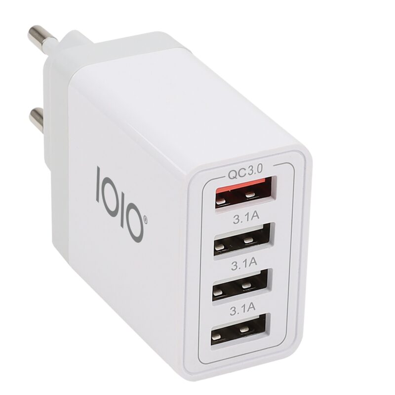 Olympia Φορτιστής ρεύματος UL4 (41215)  με USB-A (QC3.0) και 3 USB-A (3.1A), 33W