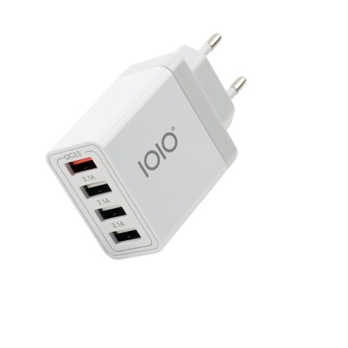 Olympia Φορτιστής ρεύματος UL4 (41215)  με USB-A (QC3.0) και 3 USB-A (3.1A), 33W