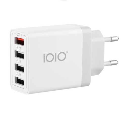 Olympia Φορτιστής ρεύματος UL4 (41215)  με USB-A (QC3.0) και 3 USB-A (3.1A), 33W