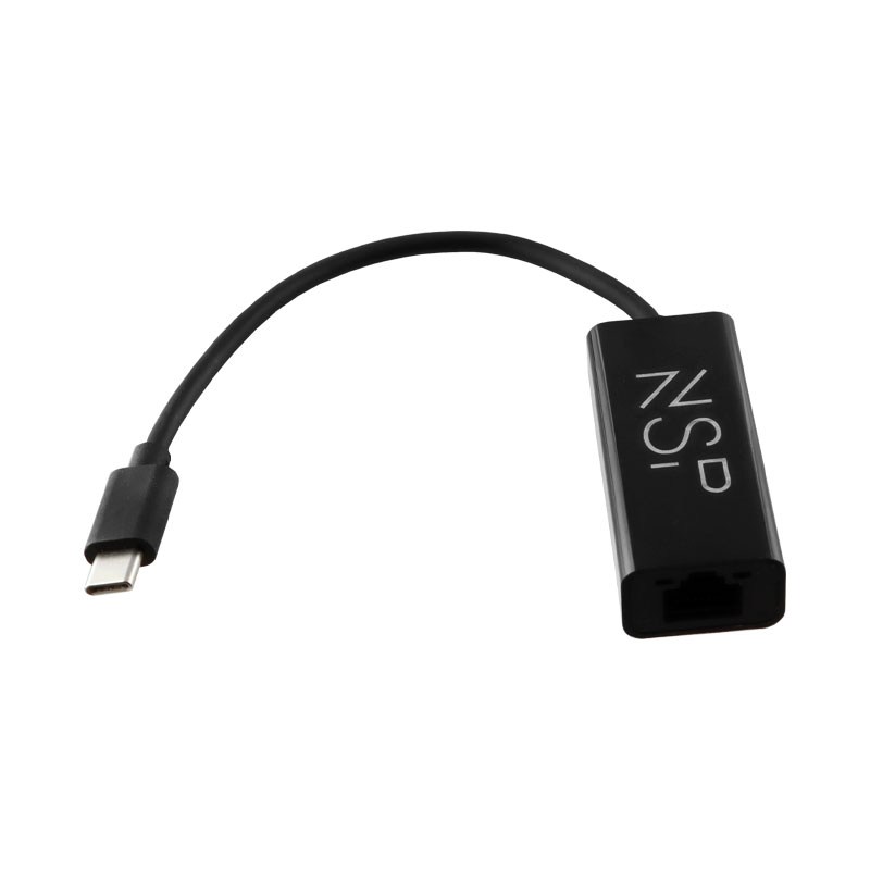 NSP  Αντάπτορας N08 USB Type-C 3.1 αρσενικό σε RJ45 gigabit ethernet θηλυκό - 1000Mbps