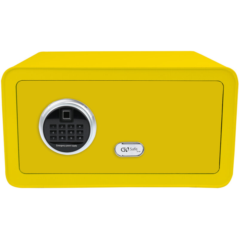 Olympia Χρηματοκιβώτιο GOsafe 2.0 210FP GR Yellow με δακτυλικό αποτύπωμα και ηλεκτρονική κλειδαριά 28 L 
