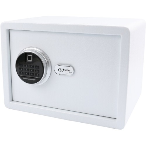 Olympia Χρηματοκιβώτιο GOsafe 2.0 120FP GR White με δακτυλικό αποτύπωμα και ηλεκτρονική κλειδαριά 16 L - 25 x 35 x 25 cm