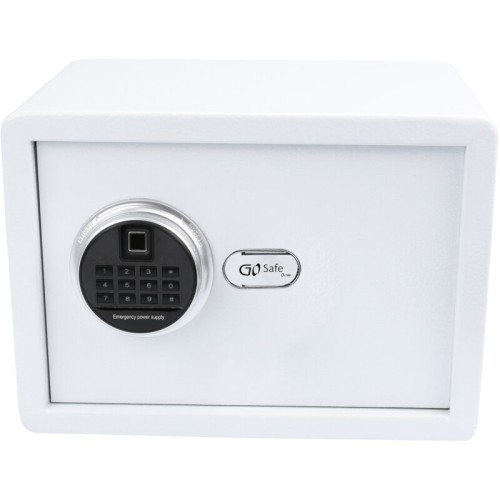 Olympia Χρηματοκιβώτιο GOsafe 2.0 120FP GR White με δακτυλικό αποτύπωμα και ηλεκτρονική κλειδαριά 16 L - 25 x 35 x 25 cm