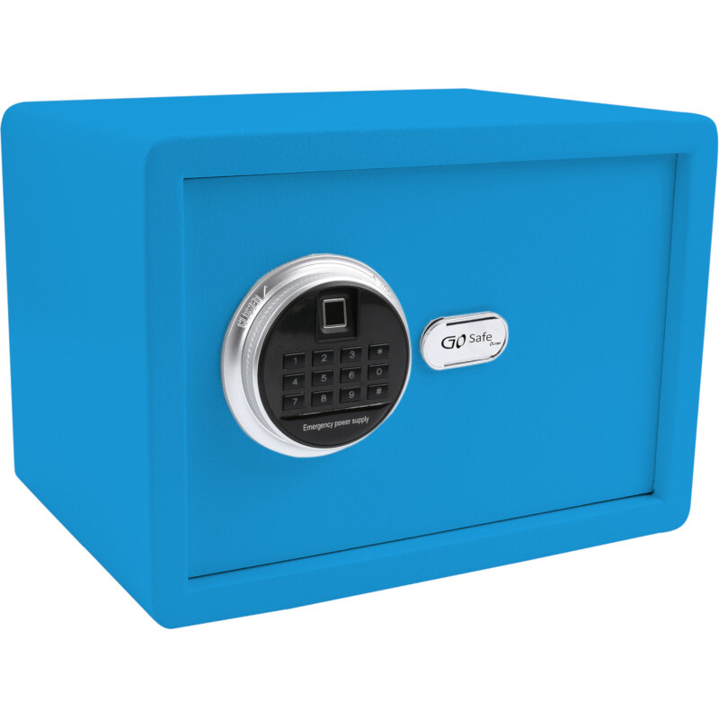 Olympia Χρηματοκιβώτιο GOsafe 2.0 120FP GR Blue με δακτυλικό αποτύπωμα και ηλεκτρονική κλειδαριά 16 L 