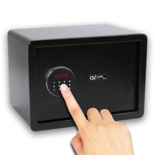 Olympia Χρηματοκιβώτιο GOsafe 2.0 110 GR Black με ηλεκτρονική κλειδαριά 16 L - 25 x 35 x 25 cm