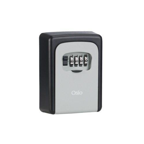 Osio Κλειδοθήκη OSB-3680-BL/GR Μαύρη/Γκρι από αλουμίνιο με συνδυασμό 4 ψηφίων 