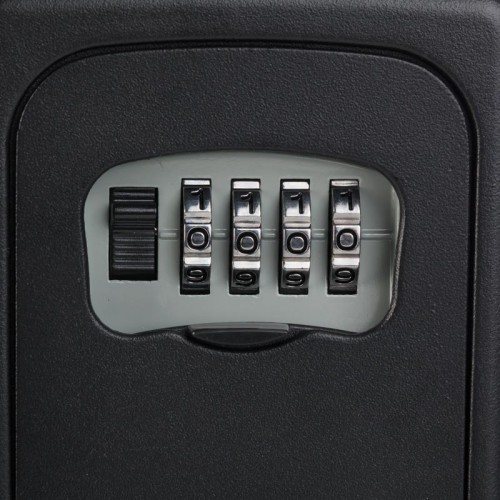 Osio Κλειδοθήκη OSB-3680-BL Μαύρη από αλουμίνιο με συνδυασμό 4 ψηφίων