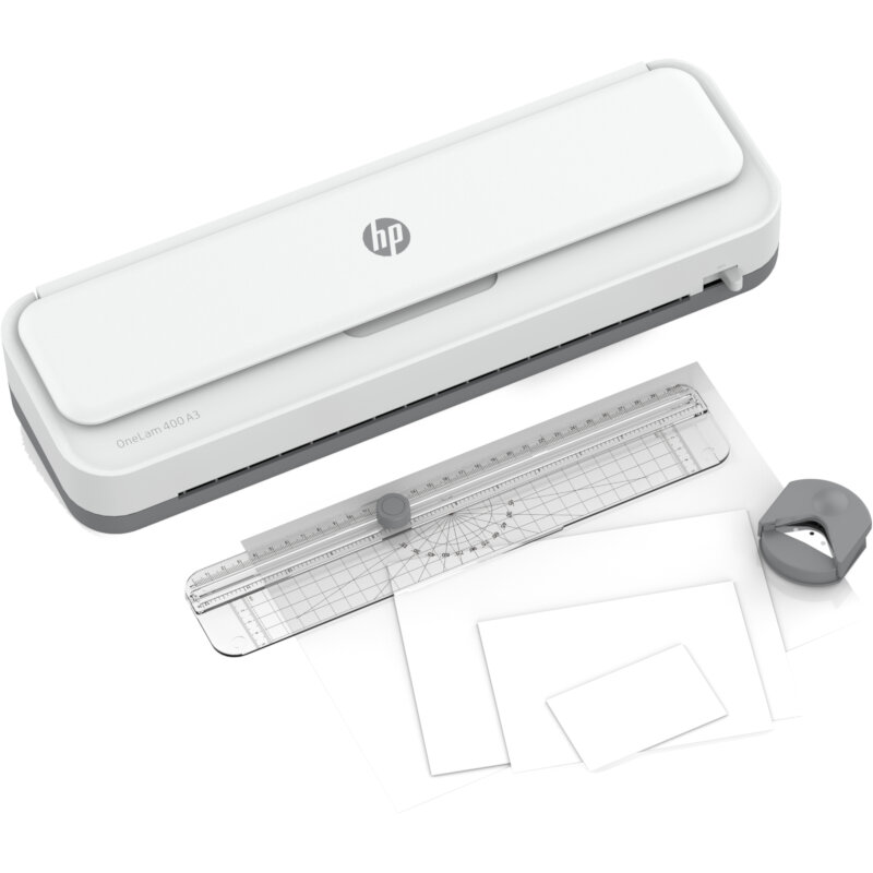 HP Πλαστικοποιητής γραφείου OneLam 400 A3 - 3161 για A3 και χάρακας κοπής