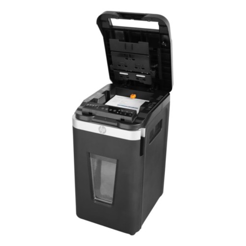 HP Καταστροφέας εγγράφων Pro Shredder Auto 400MC - 2823 Μαύρος με συνδετήρες και καρτών Micro Cut P5 - 10 Manual/400 Auto x A4 - 53L