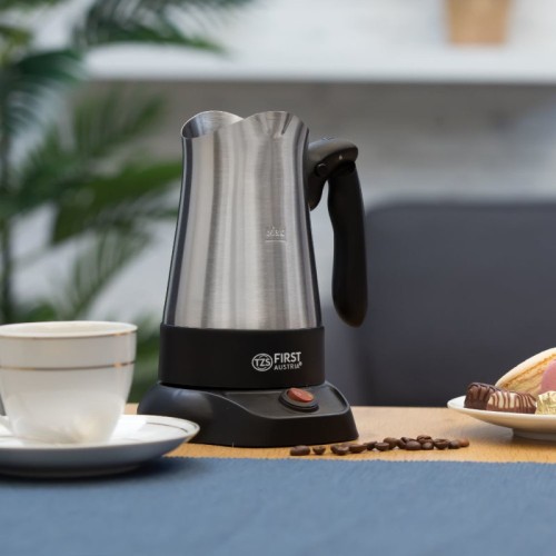 First Austria Ανοξείδωτο ηλεκτρικό μπρίκι FA-5450-3 ελληνικού καφέ με αυτόματο σβήσιμο 350 ml 800 W 360°