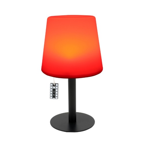 AddLiving Φωτιστικό Led επιτραπέζιο 3236 Μαύρο επαναφορτιζόμενο 28cm με IP44, 5000K+RGB χρώματα και ρύθμιση φωτεινότητας