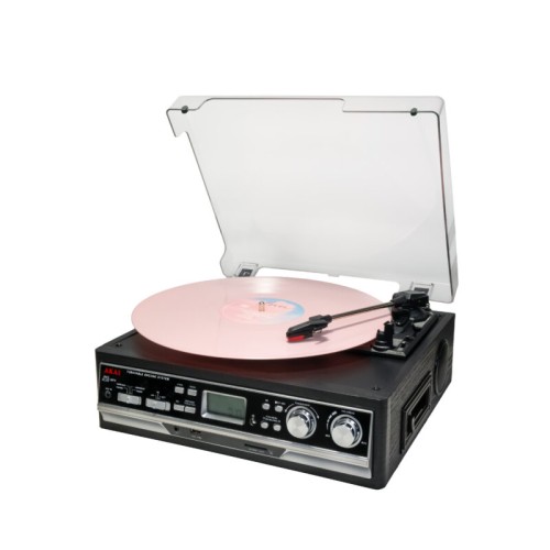 Akai Πικάπ ATT-15SE με Ραδιόφωνο, Κασετόφωνο & Bluetooth - 3 Ταχύτητες, Εγγραφή σε USB/SD